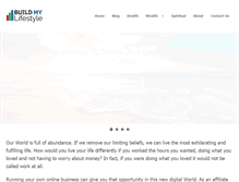 Tablet Screenshot of buildmylifestyle.com